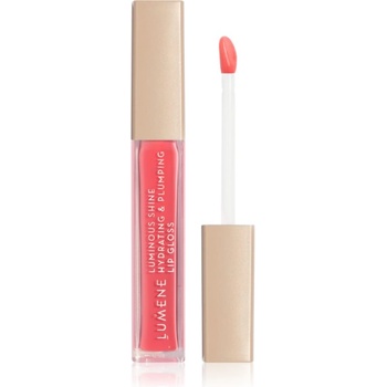 Lumene Luminous Shine хидратиращ блясък за устни цвят 4 Peach Pink 5ml