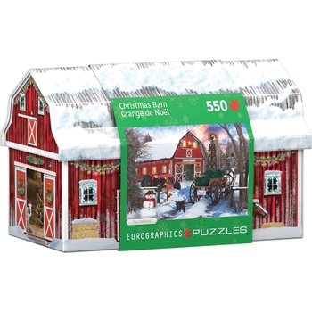 EUROGRAPHICS - Puzzle Metal box - Holiday Farm 550 TIN - 550 piese