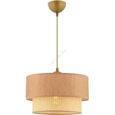 ASIR GROUP Висяща лампа на кабел ECHO 1xE27/60W/230V бежова (AS2579)