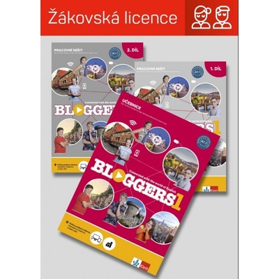 Bloggers 1 – učebnice s pracovním sešitem - žákovská licence Klett nakladatelství