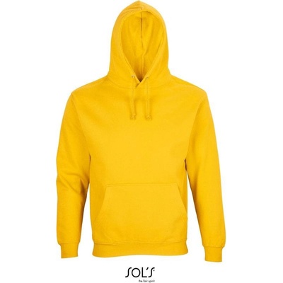 Sol's Condor Unisex mikina s kapuc. žltá gold