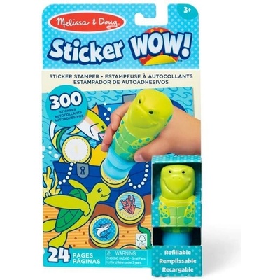 Melissa & Doug Razítkovač Sticker WOW Mořská želva