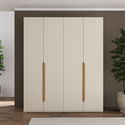 Forte Гардероб six 177см, пясъчно бежово (edws943-m902)