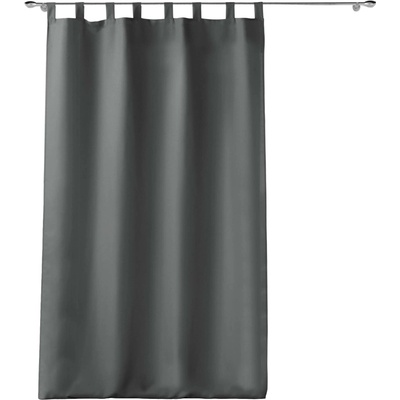 Douceur d'intérieur Záclona na šňůrkách ESSENTIEL, 140 x 260 cm, šedá šedá