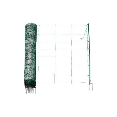TitanNet sieť pre ovce, 50 m × 108 cm, dvojitý hrot, bielo-zelená, AKO