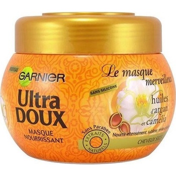 Garnier Fructis Ultra Doux Rituál krásy vyživující maska pro suché, hrubé vlasy 300 ml