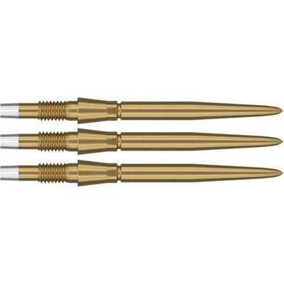 Hroty na steel šípky TARGET Swiss Storm Point 30mm, zlaté - 3ks