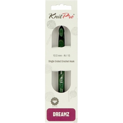 KnitPro Dreamz drevený háčik 10mm