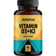 Aroha Vitamin D3+K2 90 kapslí