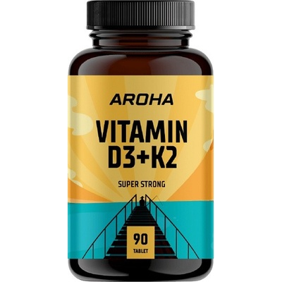 Aroha Vitamin D3+K2 90 kapslí
