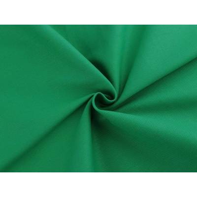 Stoklasa Bavlněná látka / plátno hrubší s keprovou vazbou Balení: 1 m, Varianta: 10 (270 g/m²) zelená irská 10 (270 g/m²) zelená irská
