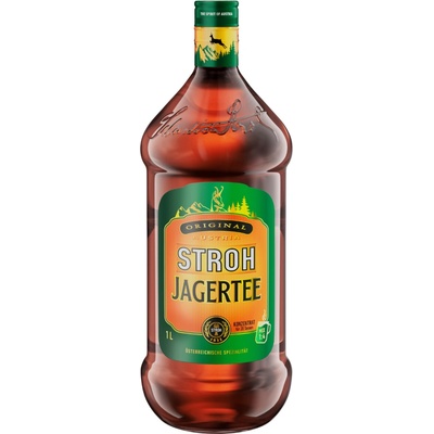 Jagertee Stroh Krug 40% 1 l (čistá fľaša)