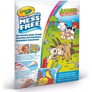 Crayola Color Wonder: Фермерски животни - магическа книжка за оцветяване (75-2817)