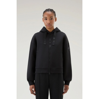 Woolrich Bonded Fleece Hoodie čierna