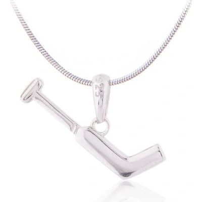 JVD Stříbrný přívěsek hokejová brankářská hokejka SVLP0396XH20000 – Zboží Dáma