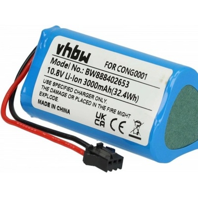VHBW Cecotec Conga 890 Slim / Wet 3000 mAh