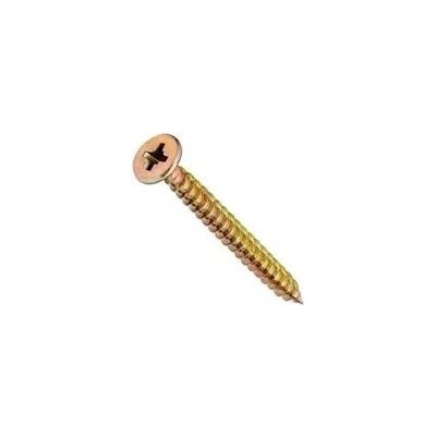 ISO 14580 4x12 TORX (8.8) ZN BN 4850 vrut do dřeva se zápustnou hlavou, kříž. drážka-žlutý zinek