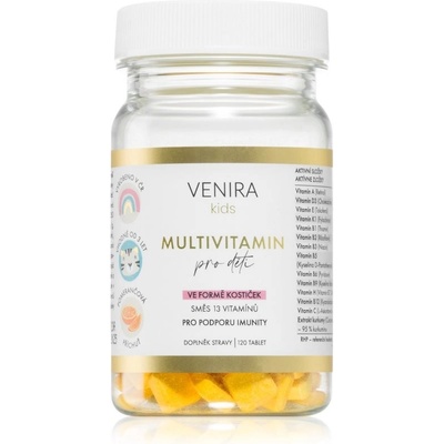 Venira Multivitamin pro děti tabliety na cmúľanie s multivitamínovým komplexom Orange 120 tabliet