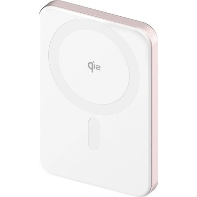 AlzaPower Qi2 Ultra Slim 5000mAh růžová
