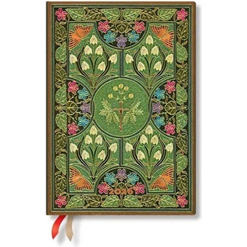Paperblanks Планер Poetry in Bloom, Midi, хоризонтален, твър (1570181435)