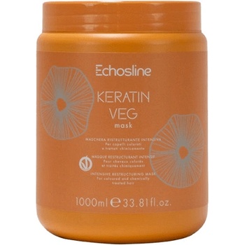 Echosline Маска с кератин за боядисани и третирани коси - Echosline Keratin Veg Restructuring Mask
