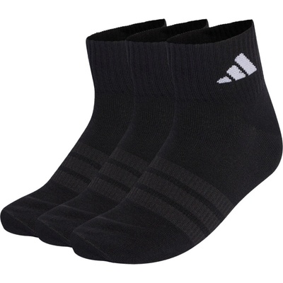 ADIDAS 3PACK-T ESS ANK 3P BLACK BLACK WHITE Čierna