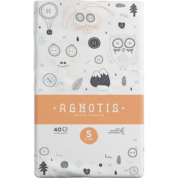 Agnotis Бебешки пелени Agnotis - No 5, 11-25 kg, 40 броя (AG5)