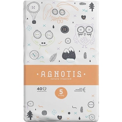 Agnotis Бебешки пелени Agnotis - No 5, 11-25 kg, 40 броя (AG5)