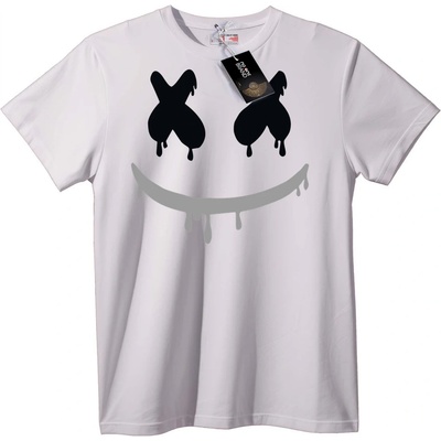 NOONEBRAND Тениска Капещ Усмивка - S, Black