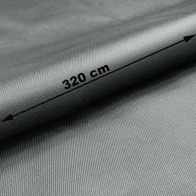 Vodu odpuzující oxfordová látka s teflonovou úpravou, 165 g/m², šíře 320 cm, šedá