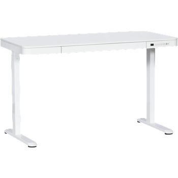 Carmen Ергономично регулируемо бюро Carmen CR-118 E - 140 см - бяло (3510015)