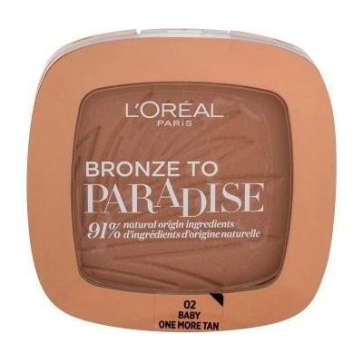 L'Oréal Paris Bronzer Bronze to Paradise 02 Baby One More Tan 9 g – Zboží Dáma