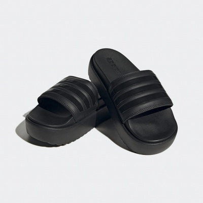 adidas dámské pantofle Adilette Platform HQ6179 černá – Zboží Dáma