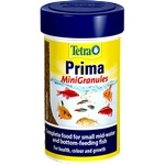 TETRA TetraPrima Mini Granules - бавно потъващи гранули за дребни риби, които живеят в средата или в долната част на аквариума - 100 мл