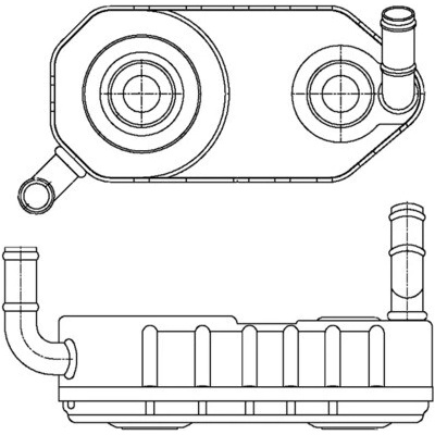 Chladič oleja automatickej prevodovky MAHLE ORIGINAL CLC 177 000S (CLC177000S)