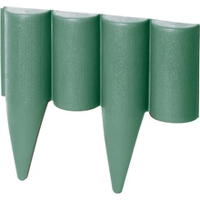 Gardenplast Zahradní palisáda Palgarden 12,5 cm / 2,5 m zelená 10 ks