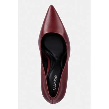 Calvin Klein обувки с ток от кожа ESS STILETTO 90 (HW0HW02608)