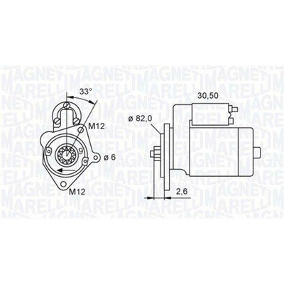Startér MAGNETI MARELLI 063721392010