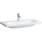 Laufen Lua - Мебелна мивка 100x46 см, без преливник, отвор за смесител, LCC, бяла H8160894001561 (H8160894001561)