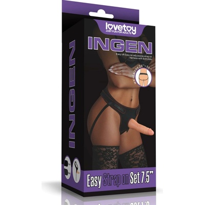 Lovetoy Easy Strapon Set 7.5″ 19 cm