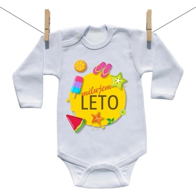 Boodyy Body s dlhým rukávom Milujem leto