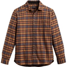 Pendleton Burnside flannel shirt brown/black/red plaid