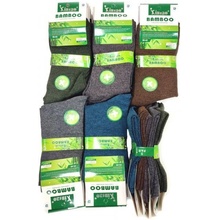 Inca pánske Bambusové ponožky balenie 5 kusov Mix farieb