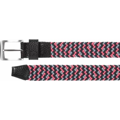 FootJoy Golf Braided Belt Black/Flint/Hibiscus černá