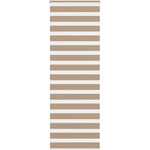 vidaXL Зеброва щора, пясъчно кафява, 70x230 см, ширина на плата 65, 9 см, полиестер (4014593)