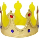 Detské karnevalové kostýmy Rappa koruna kráľovská na suchý zips