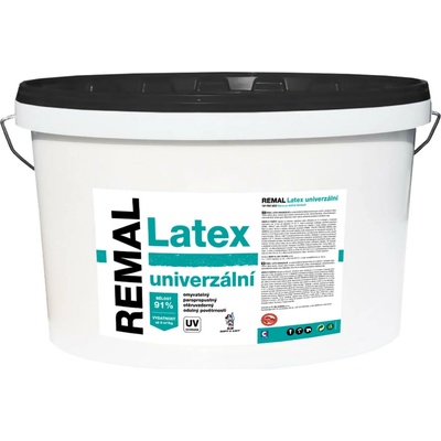 Barvy A Laky Hostivař Teluria V2020 latex univerzální, bílý, 15 kg