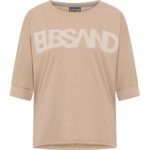 ELBSAND Дамска тениска ELBSAND Women's Imani T-shirt - Camel Melange - размер XL (916-4718-0314)