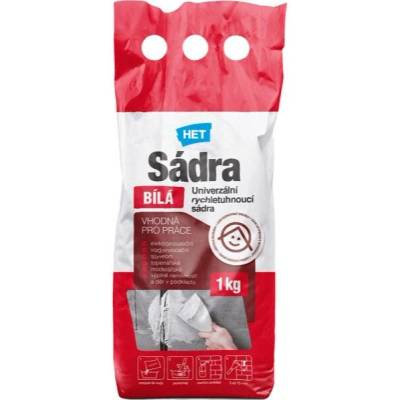 HET Sádra bílá Velikost balení: 1 kg