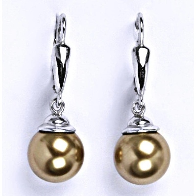 Čištín se Swarovski perlou bronze NK 1194/20